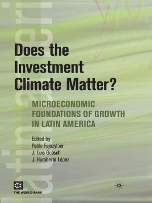 cover image of Does the Investment Climate Matter?